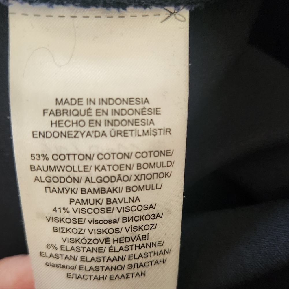 Women's Lauren Ralph Lauren Navy Blue Shorts Sz 14 - Picture 6 of 6